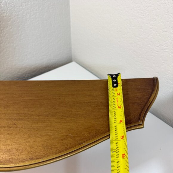 Vtg Dart Ind. Wall Shelf #3056 Gold Ornate Hollywood Regency MCM Roses Gilt USA - Picture 11 of 16